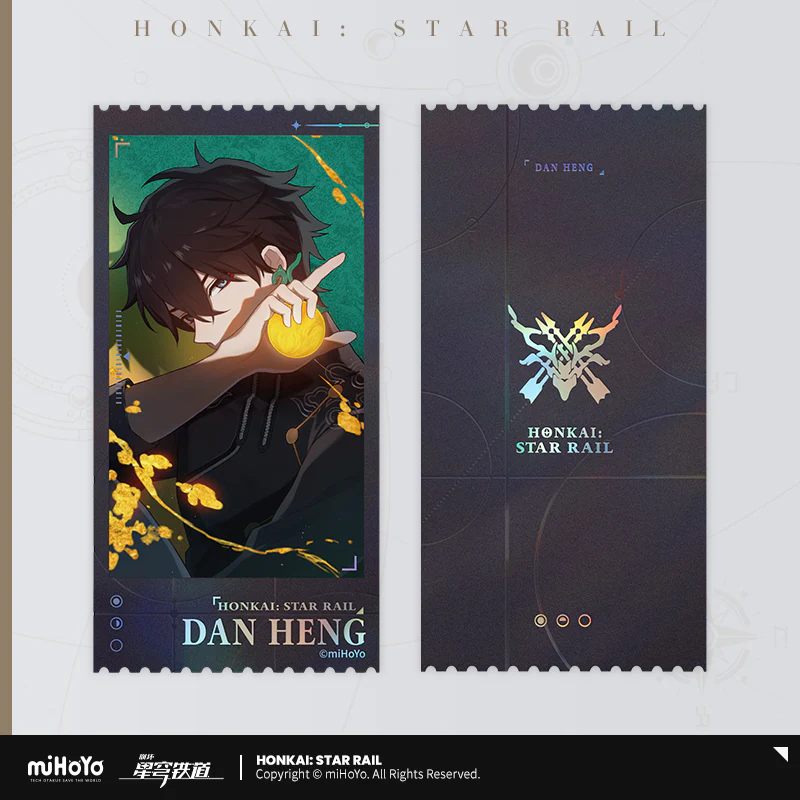 Honkai: Star Rail - Departure Countdown Series Laser Commemorative Ticket Set miHoYo - Image 3