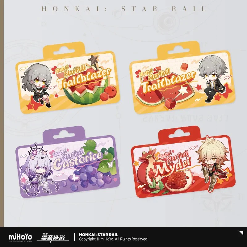[Pre-order] Honkai: Star Rail - Fruity Summer Series Chibi Acrylic Clip miHoYo