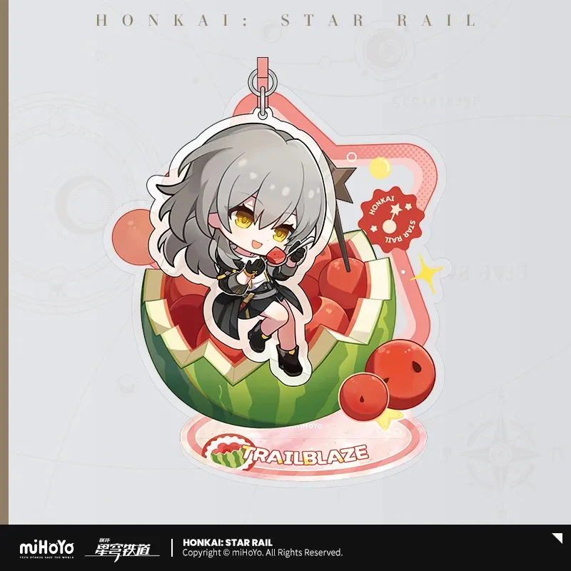 [Pre-order] Honkai: Star Rail - Fruity Summer Series Chibi Acrylic Keychian miHoYo - Image 3