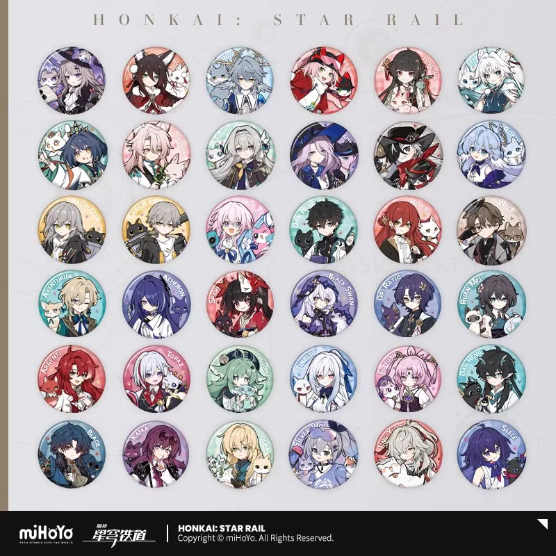 Honkai: Star Rail - Little Cat Series Chibi Badge miHoYo - Image 2
