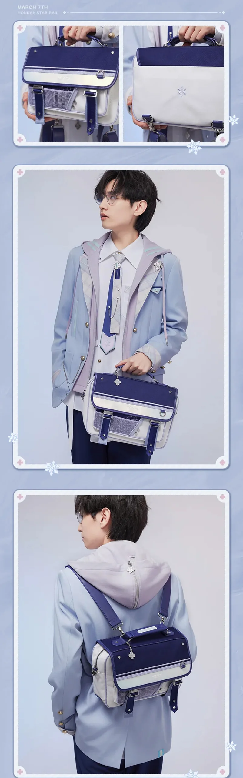Honkai: Star Rail - March 7th Impression Series Uniform Shoulder Bag miHoYo - Image 10