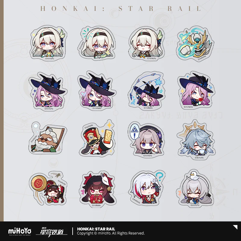 Honkai: Star Rail - Pom-Pom Gallery Cute Sticker Pack miHoYo - Image 13