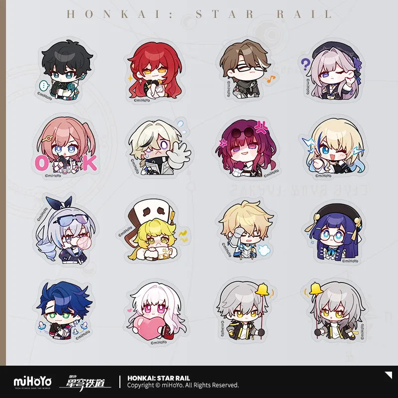 Honkai: Star Rail - Pom-Pom Gallery Cute Sticker Pack miHoYo - Image 5
