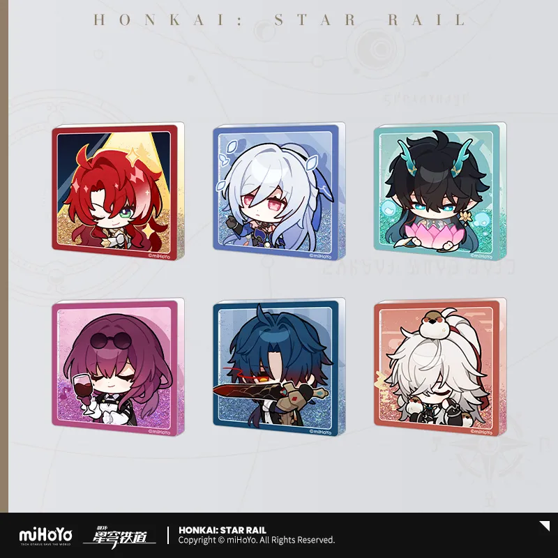 Honkai: Star Rail - Pom-Pom Gallery Quicksand Acrylic Refrigerator Magnet miHoYo - Image 5