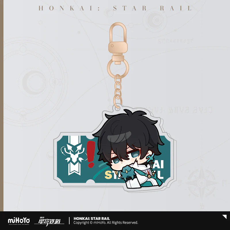 Honkai: Star Rail - Pom-Pom Gallery Sticker Keychain miHoYo - Image 7