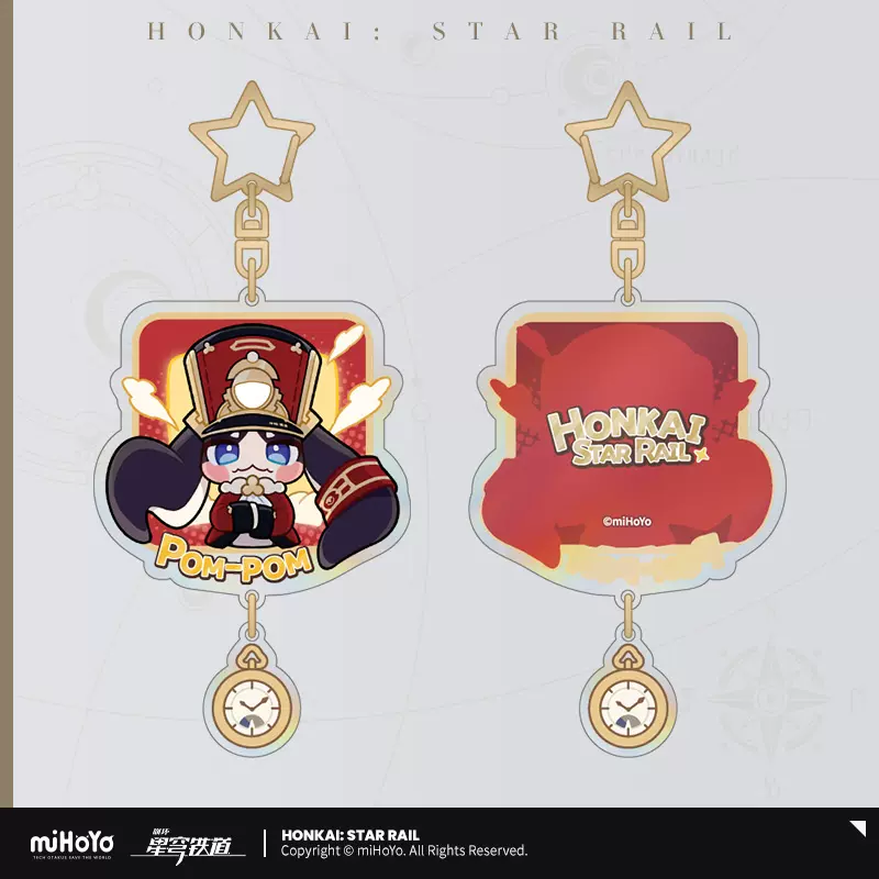 Honkai: Star Rail - Pom-Pom Gallery Sticker Keychain miHoYo - Image 5