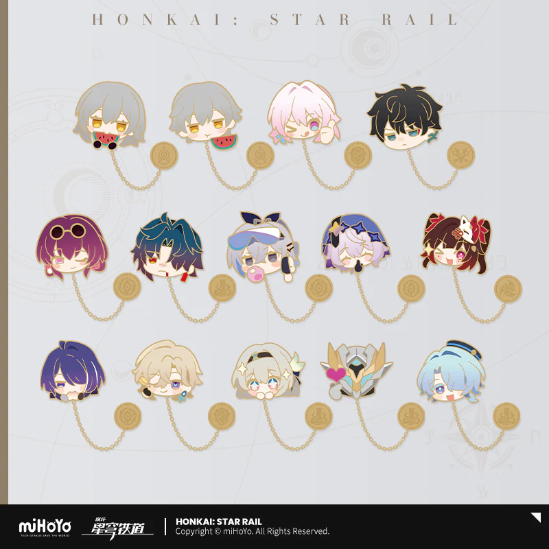 Honkai: Star Rail - Pom-Pom Gallery Sticker Metal Badge miHoYo - Image 2