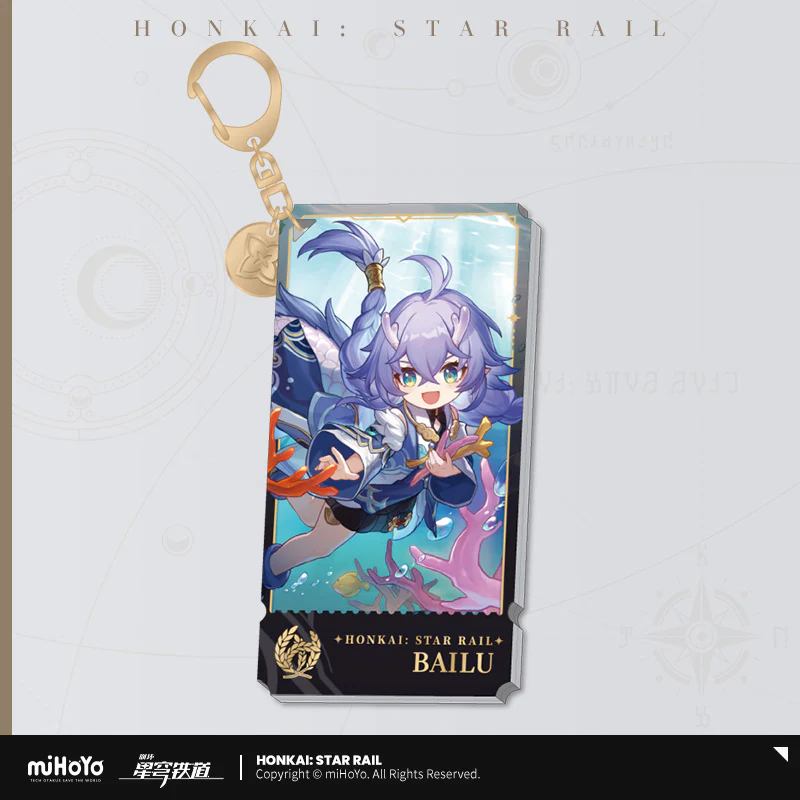 Honkai: Star Rail - The Abundance Path Character Acrylic Warp Artwork Acrylic Keychain miHoYo - Image 3