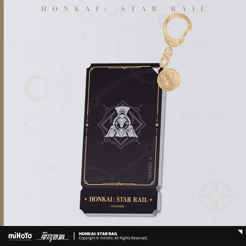 Honkai: Star Rail - The Harmony Path Character Acrylic Warp Artwork Acrylic Keychain miHoYo - Image 12