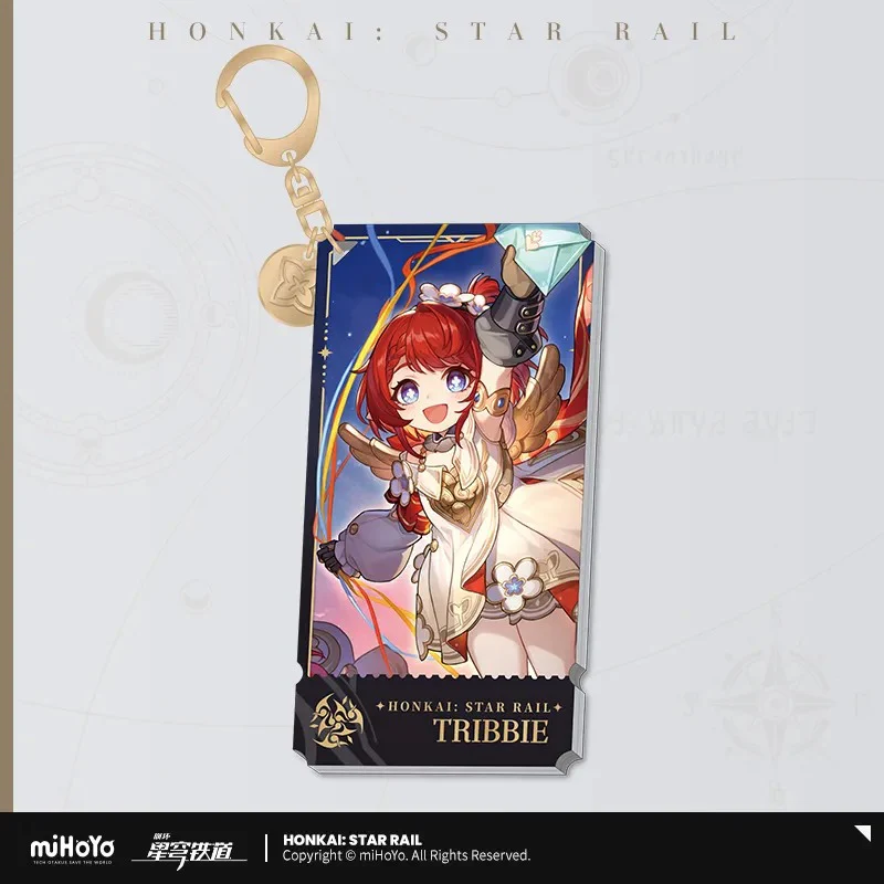 Honkai: Star Rail - The Harmony Path Character Acrylic Warp Artwork Acrylic Keychain miHoYo - Image 14