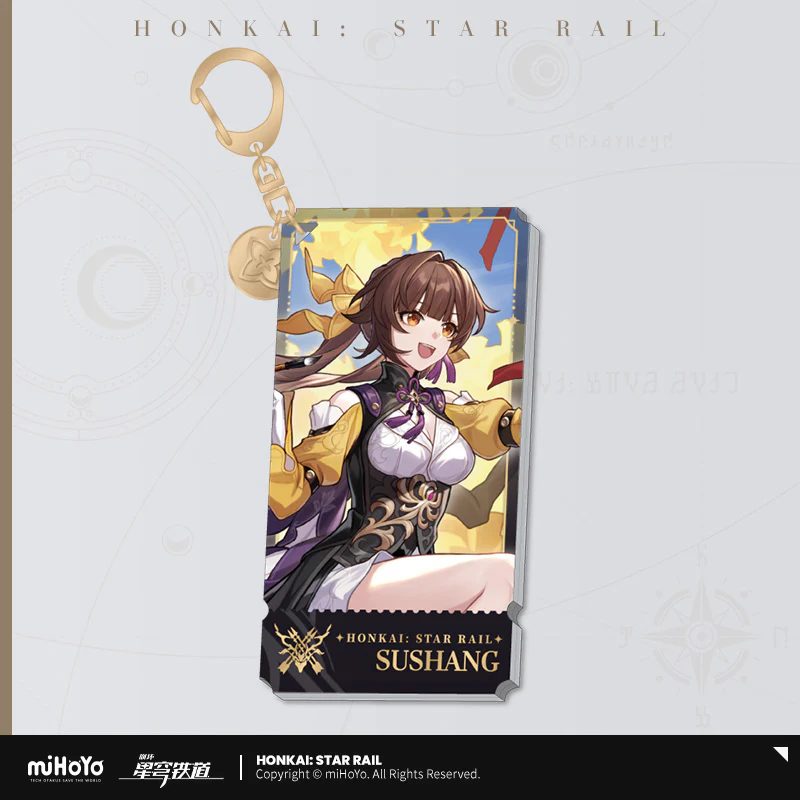 Honkai: Star Rail - The Hunt Path Character Acrylic Warp Artwork Acrylic Keychain miHoYo - Image 5