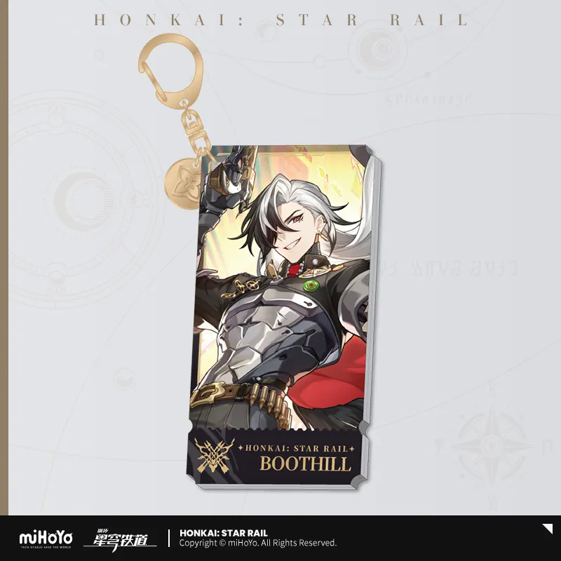 Honkai: Star Rail - The Hunt Path Character Acrylic Warp Artwork Acrylic Keychain miHoYo - Image 8
