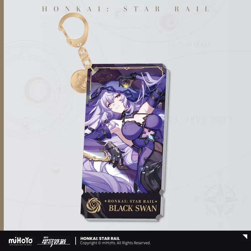 Honkai: Star Rail - The Nihility Path Character Acrylic Warp Artwork Acrylic Keychain miHoYo - Image 9