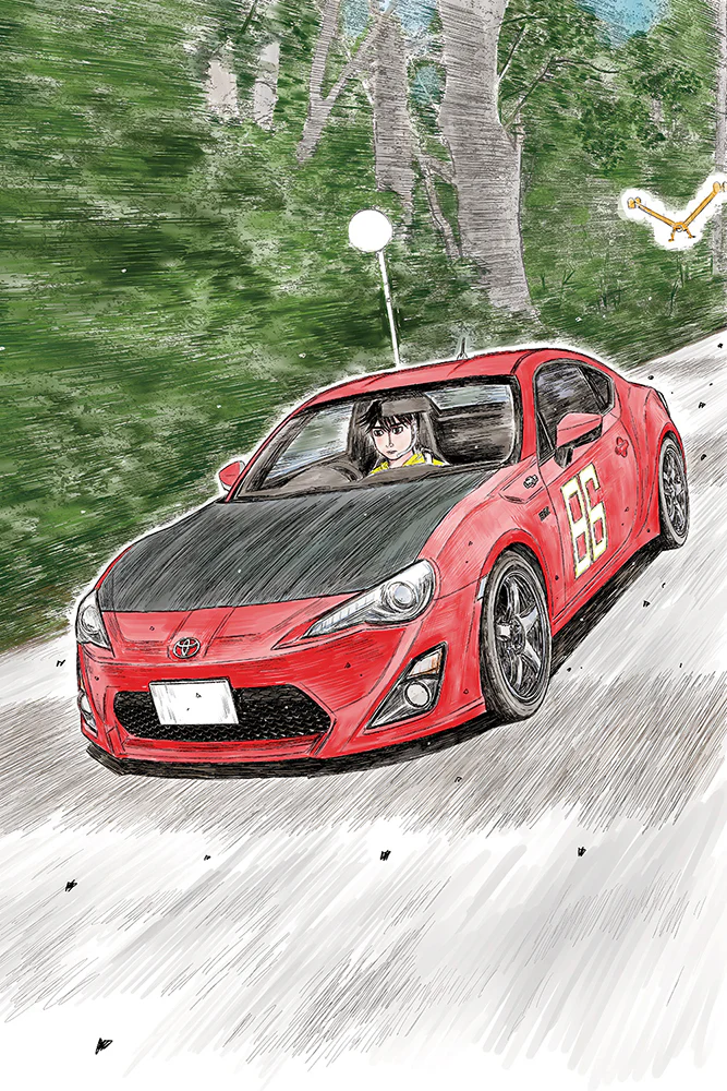 [Pre-order] Initial D - KATAGIRI KANATA ZN6 TOYOTA86 COMICS VOL.9 The Peninsula MANAZURU Ver. Plastic Model Kit Aoshima - Image 5