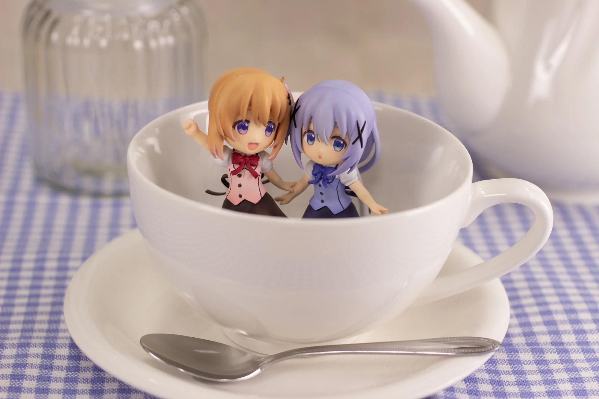 [Pre-order] Is the order a rabbit? BLOOM -  Cocoa & Chino & Rize (Re-run) Mini Figure PLUM - Image 4