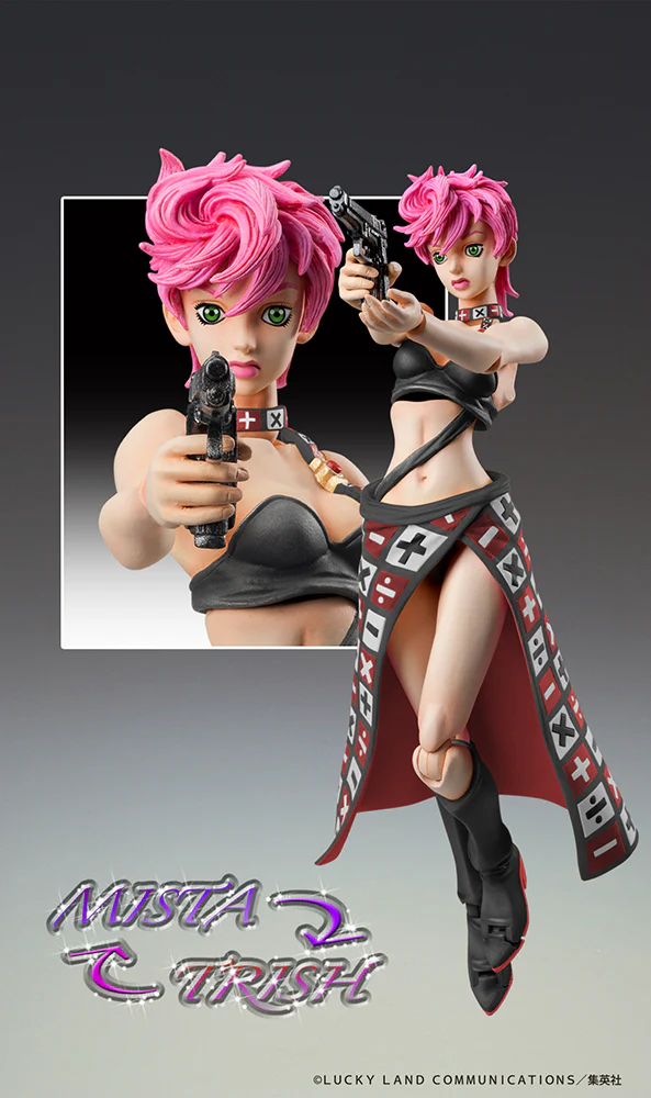 [Pre-order] JoJo's Bizarre Adventure: Golden Wind - Trish Una (Black Ver) Chozokado Action Figure Medicos Entertainment - Image 4