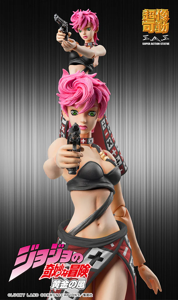 [Pre-order] JoJo's Bizarre Adventure: Golden Wind - Trish Una (Black Ver) Chozokado Action Figure Medicos Entertainment - Image 5