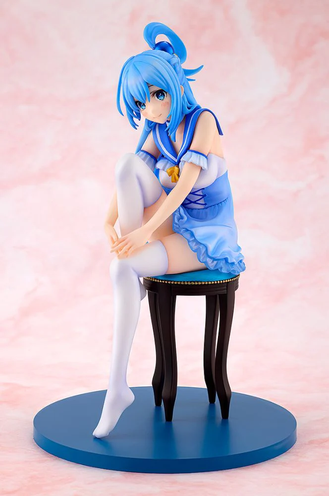 [Pre-order] Kono SubarashII Sekai Ni Syukufuku Wo! - Aqua (Light Novel Negligee Ver) Non Scale Figure KADOKAWA - Image 3