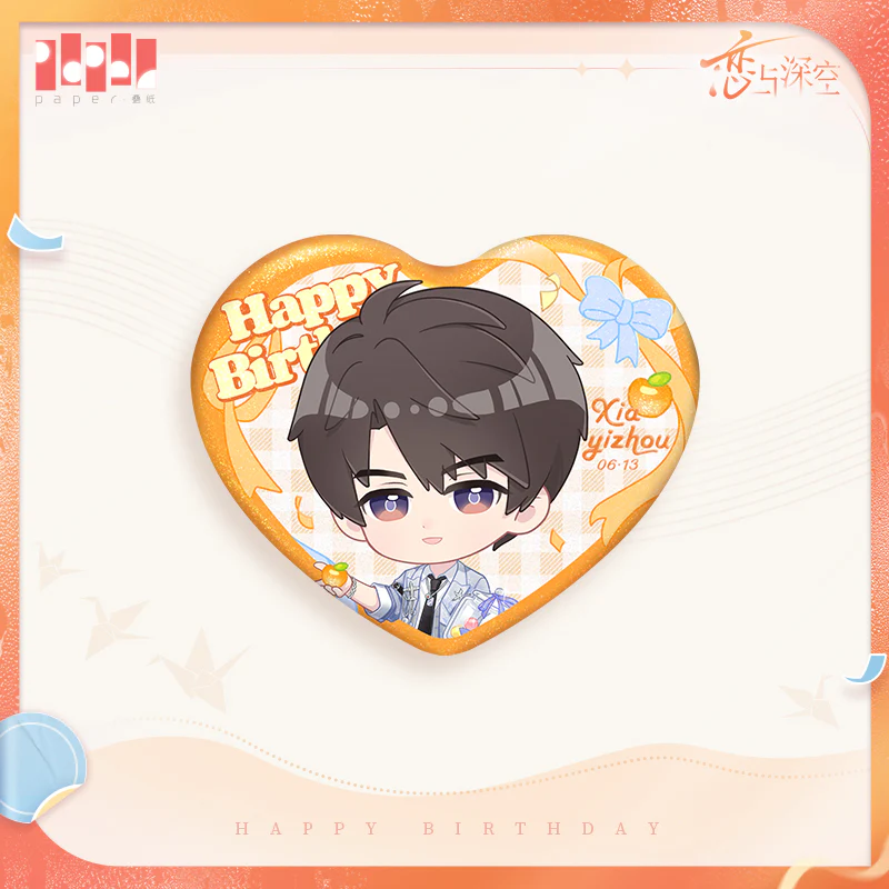 [Pre-order] Love and Deepspace - Caleb 2025 Birthday No-Return Night Series Chibi Badge InFold Games