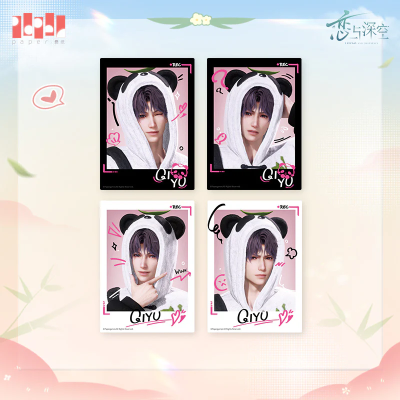 [Pre-order] Love and Deepspace - Panda Breeze Series Polaroid Set InFold Games - Image 4