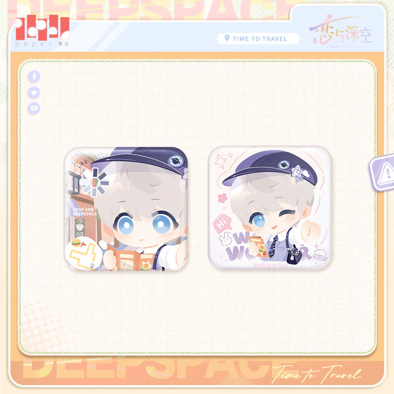 [Pre-order] Love and Deepspace - Wild Roam Series Chibi Badge Set InFold Games - Image 2