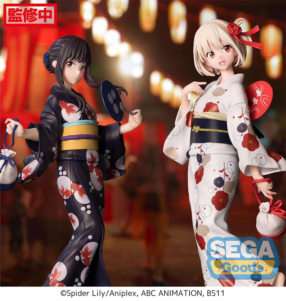 [Pre-order] Lycoris Recoil - Chisato Nishikigi & Takina Inoue (Going out in a yukata Ver.) Prize Figure SEGA - Image 2