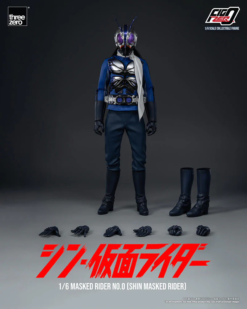 [Pre-order] Masked Rider - Masked Rider No.0 (SHIN MASKED RIDER) FigZero 1/6 Action Figure ThreeZero