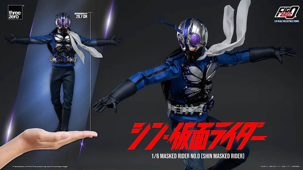 [Pre-order] Masked Rider - Masked Rider No.0 (SHIN MASKED RIDER) FigZero 1/6 Action Figure ThreeZero - Image 24