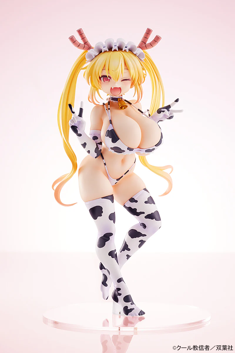 [Pre-order] Miss Kobayashi's Dragon Maid - Tohru (Cow Pattern Bikini Ver.) 1/7 Scale Figure AMAKUNI - Image 13