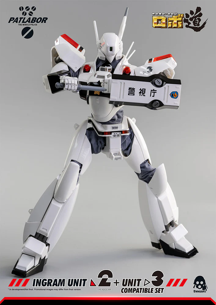[Pre-order] Mobile Police Patlabor - ROBO‐DOU Ingram Unit 2 + Unit 3 Compatible Set Action Figure ThreeZero - Image 11