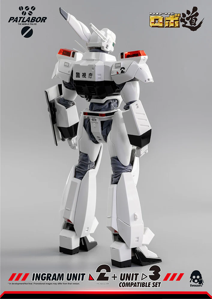 [Pre-order] Mobile Police Patlabor - ROBO‐DOU Ingram Unit 2 + Unit 3 Compatible Set Action Figure ThreeZero - Image 3
