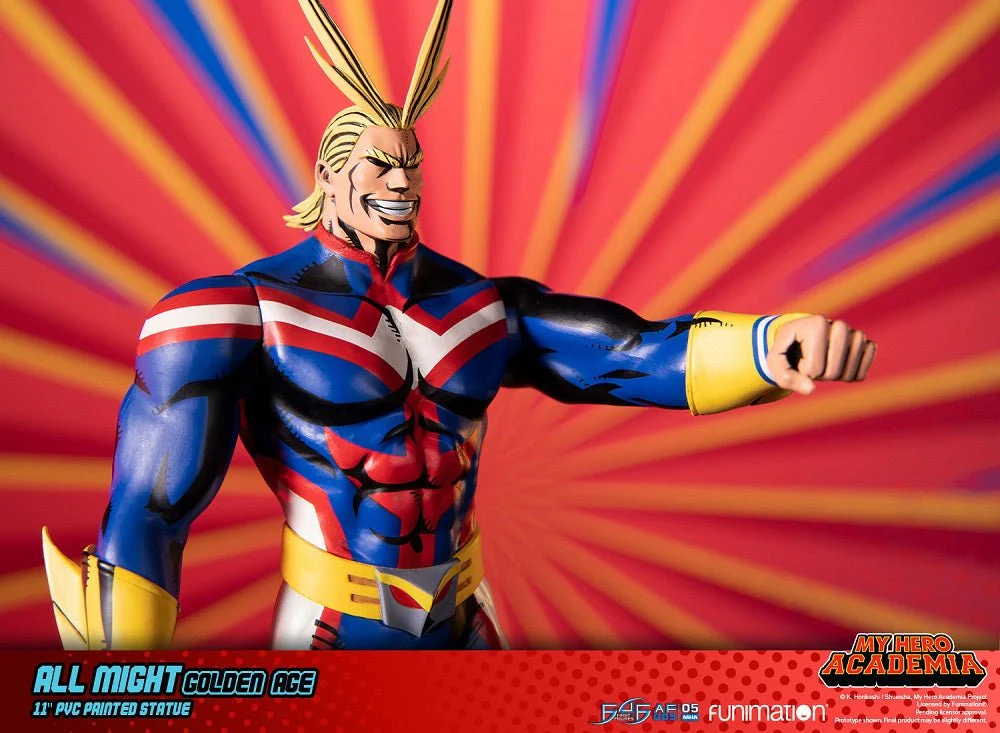 [Pre-order] My Hero Academia - All Might (Golden Age&Casual Wear) PVC Statue Action Figure First 4 Figures - Image 3