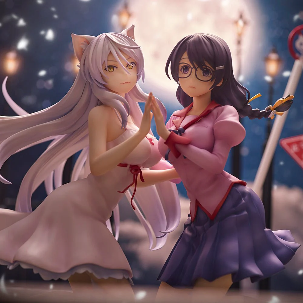 [Pre-order] Nekomonogatari -Tsubasa Hanekawa (2pk Set) Non-Scale Figure Union Creative - Image 2
