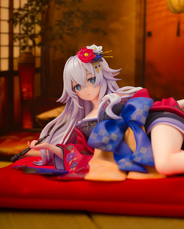 [Pre-order] Neptunia x SENRAN KAGURA: Ninja Wars - Black Heart (Kimono Ver) 1/7 Scale Figure KADOKAWA - Image 2