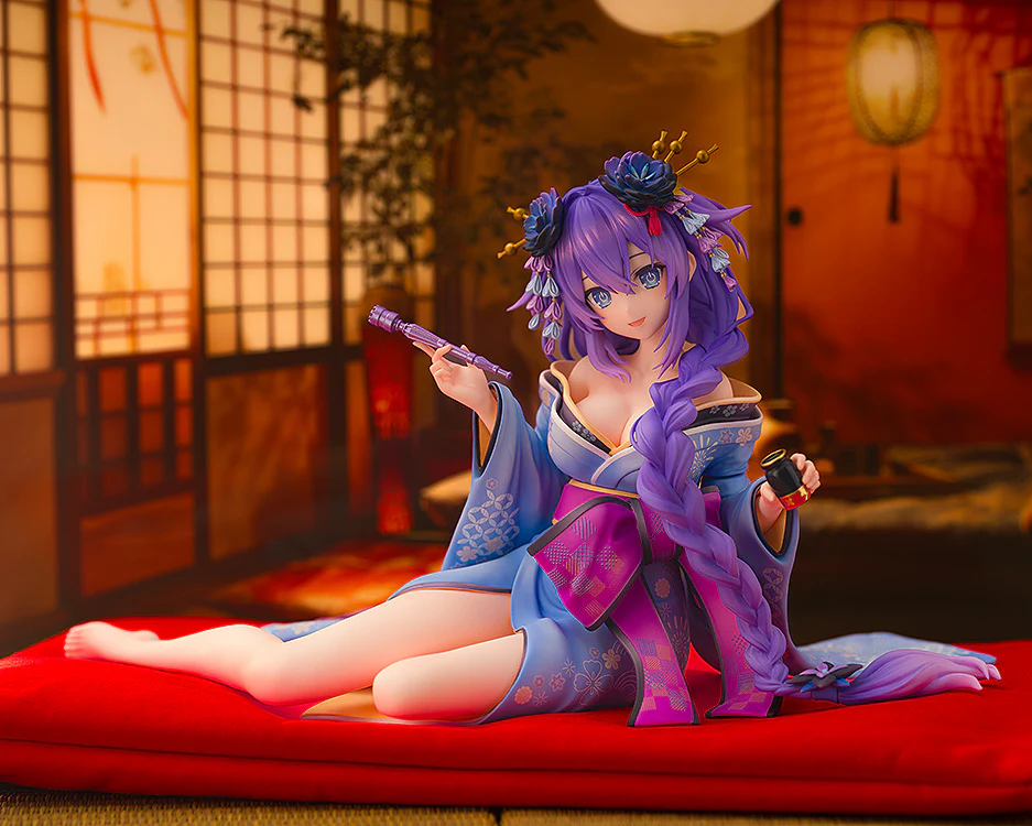 [Pre-order] Neptunia x SENRAN KAGURA: Ninja Wars - Purple Heart (Kimono Ver) 1/7 Scale Figure KADOKAWA