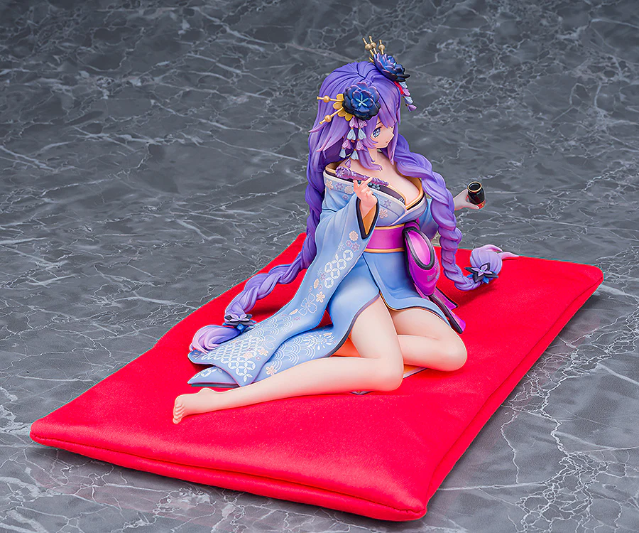 [Pre-order] Neptunia x SENRAN KAGURA: Ninja Wars - Purple Heart (Kimono Ver) 1/7 Scale Figure KADOKAWA - Image 6