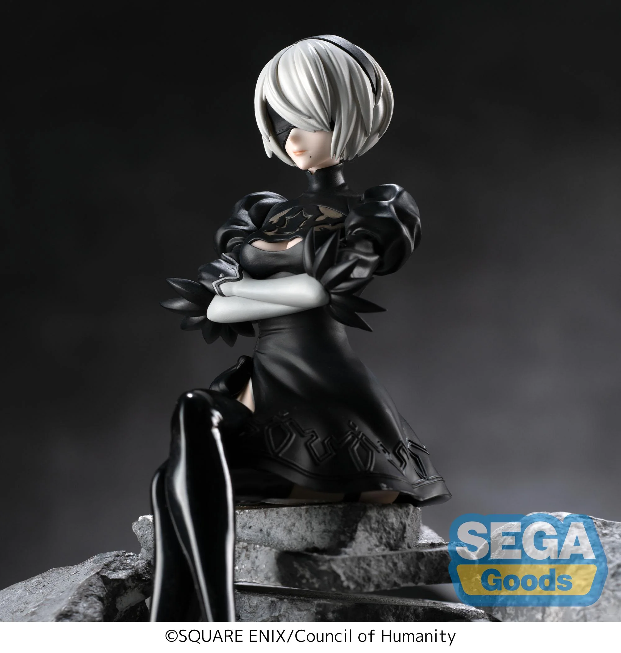 [Pre-order] NieR:Automata Ver1.1a - 2B PM Perching Prize Figure SEGA - Image 4