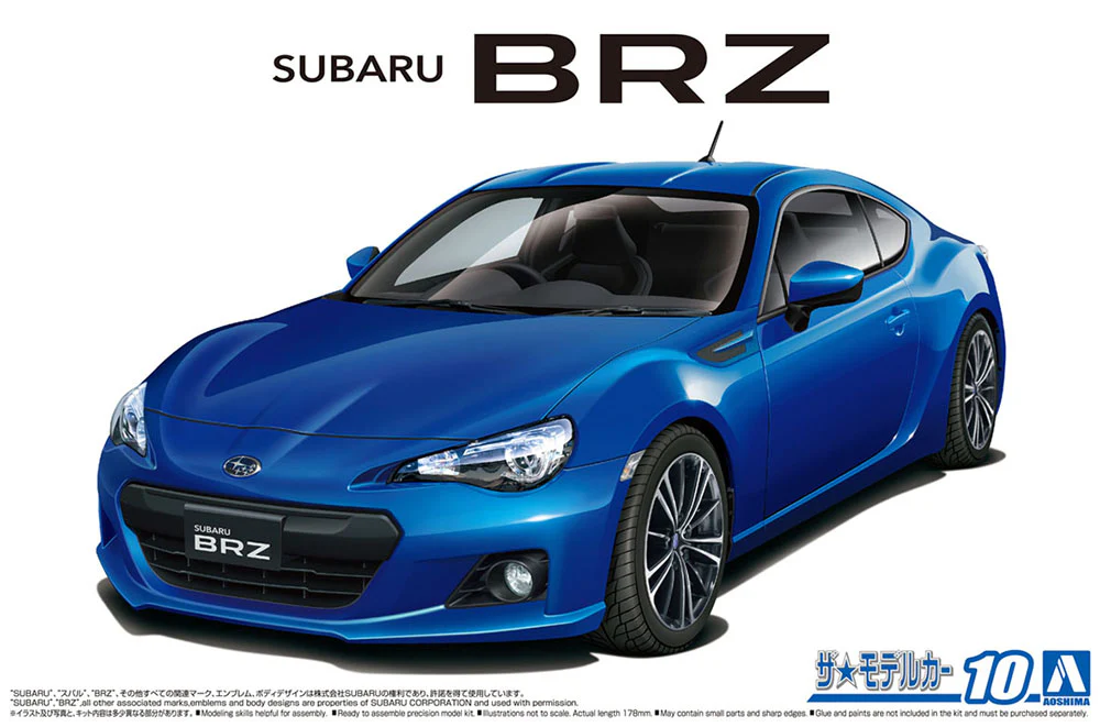 [Pre-order] None - SUBARU ZC6 BRZ '12 1/24 Scale Plastic Model Kit Aoshima