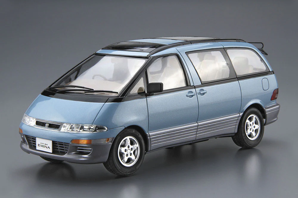 [Pre-order] None - TOYOTA TCR11G ESTIMA LUCIDA/EMINA '94 1/24 Scale Plastic Model Kit Aoshima - Image 2