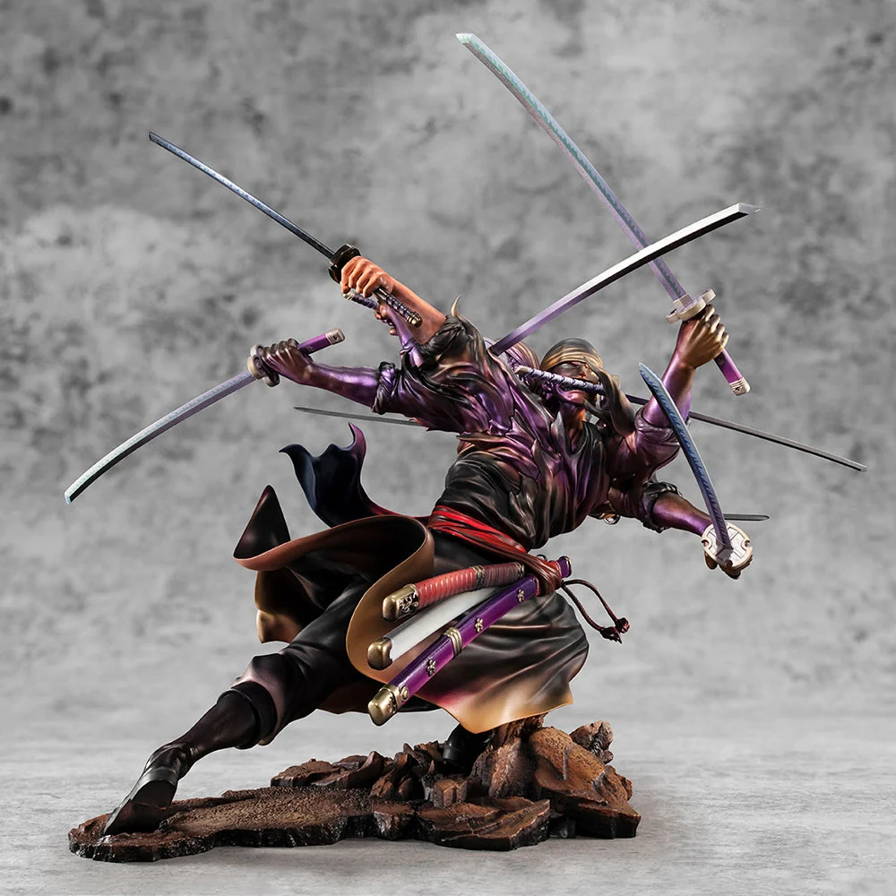 [Pre-order] One Piece - Roronoa Zoro(Demon Spirit Kyuutou Ryuu Asura Ver.) ONE PIECE Portrait.Of.Pirates WA-MAXIMUM Figure MegaHouse - Image 4