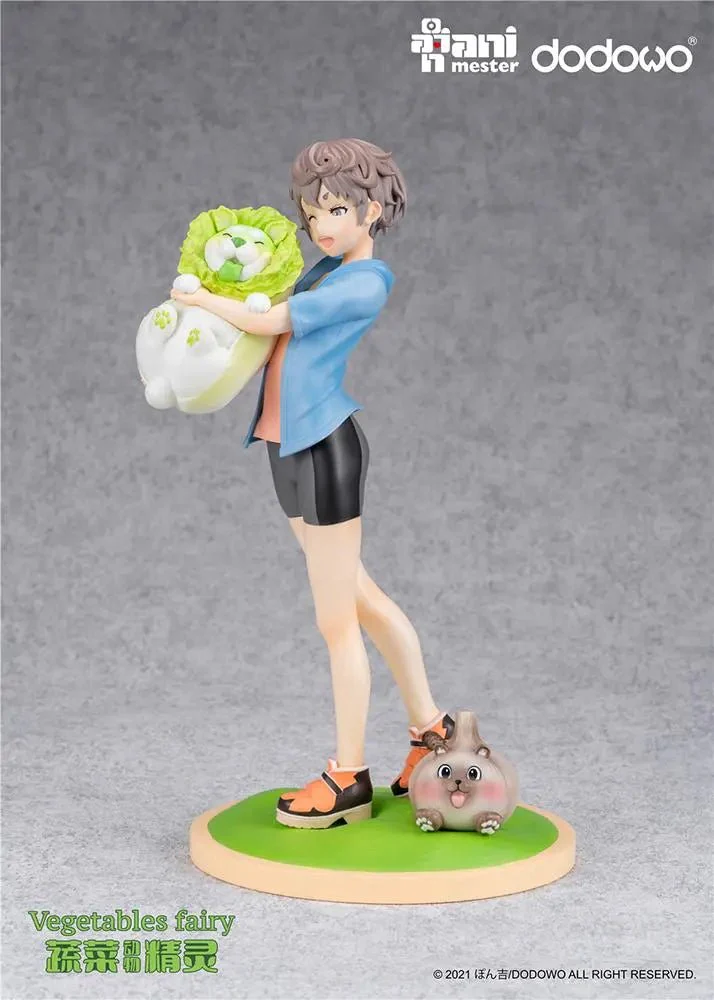 [Pre-order] Original Character - ANIMESTER X DODOWO VEGETABLE FAIRIES SAI AND CABBAGE DOG 1/7 Scale Figure AniMester - Image 3