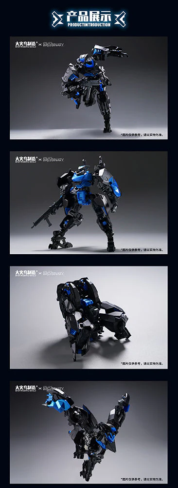 [Pre-order] Original Character - Bird/Binary Ficedula 1/12 Scale Plastic Model Kit Big Firebird Toys - Image 10