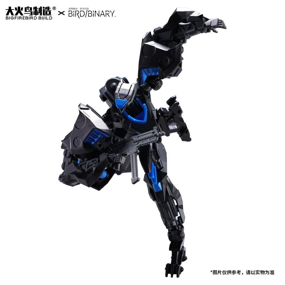 [Pre-order] Original Character - Bird/Binary Ficedula 1/12 Scale Plastic Model Kit Big Firebird Toys - Image 4