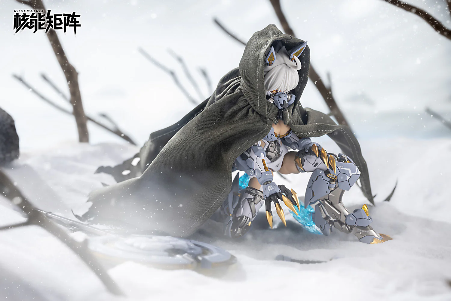 [Pre-order] Original Character - Cyber Forest Fantasy Girls Ff0119 Mad Wolf Plastic Model Kit Nuke Matrix - Image 4