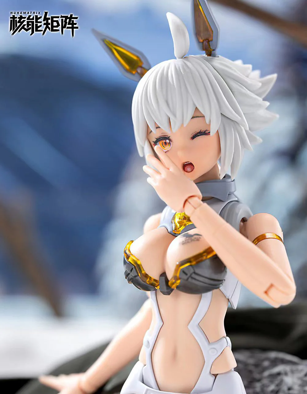 [Pre-order] Original Character - Cyber Forest Fantasy Girls Ff0119 Mad Wolf Plastic Model Kit Nuke Matrix - Image 9