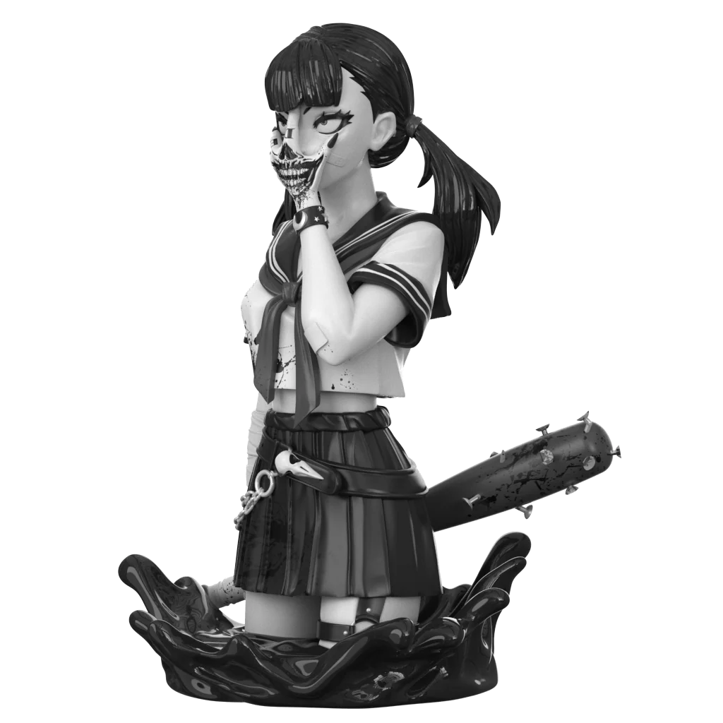 [Pre-order] Original Character - Death Stare by Zombie Makeout Club Non Scale Figure Mighty Jaxx - Image 4