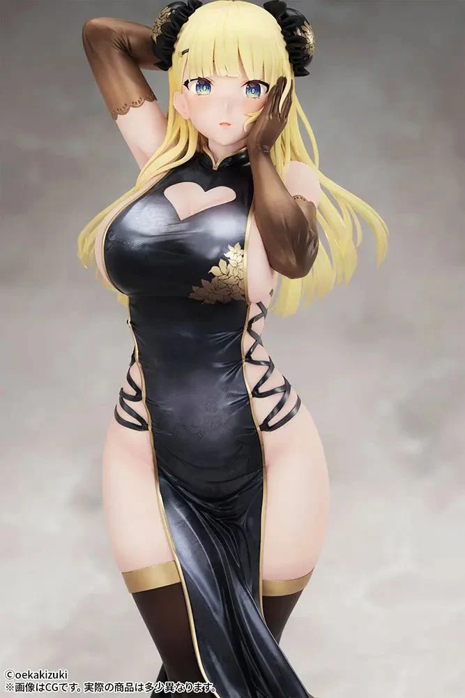 [Pre-order] Original Character - Illustrated by oekakizuki (China Girl Black Ver.) 1/7 Scale Figure B'Full (Fots Japan) - Image 4