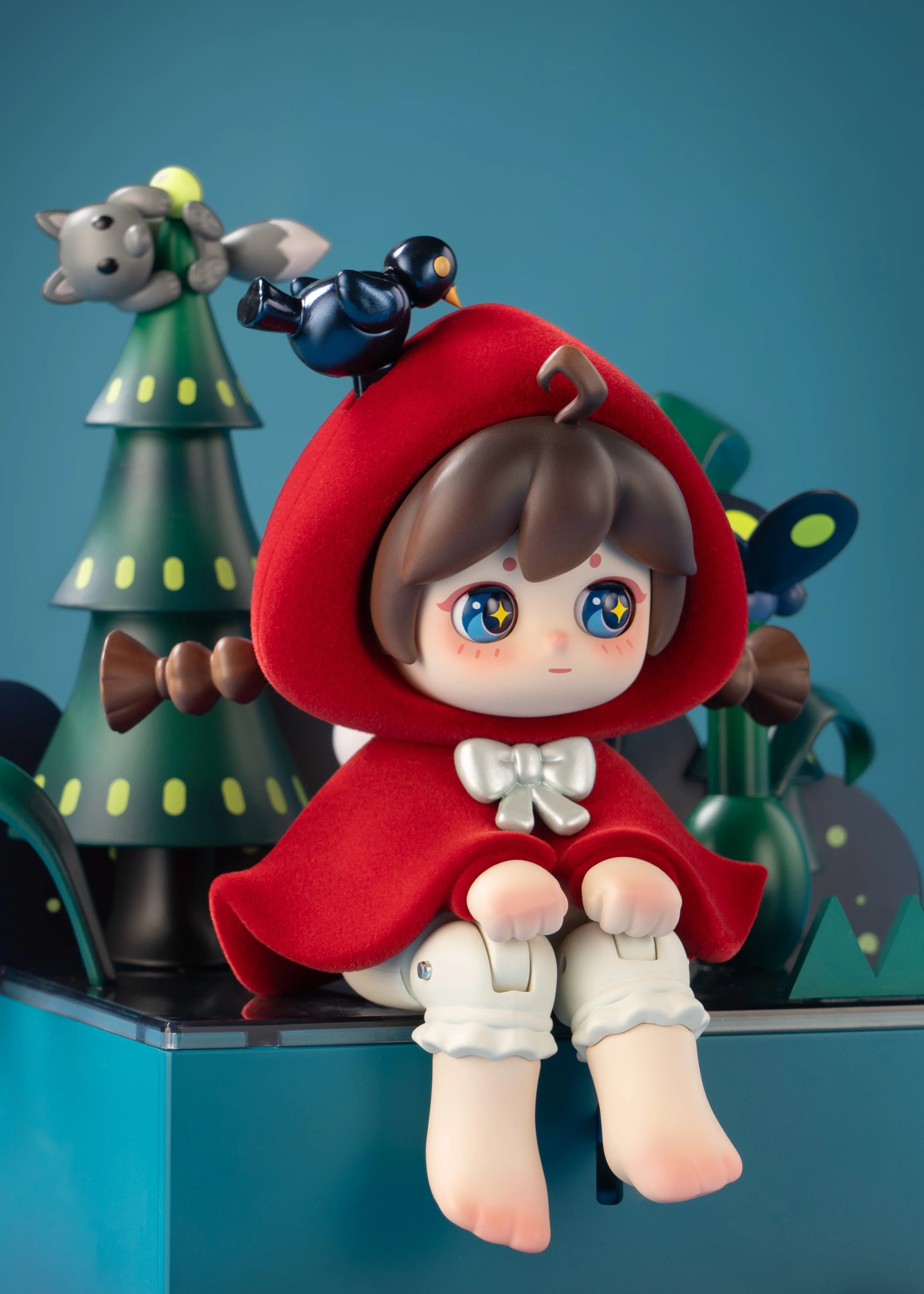 [Pre-order] Original Character - Little Red Riding Hood (Night Ver.) Fairy Tale Series Automata Non Scale Figure QILICREATE - Image 5