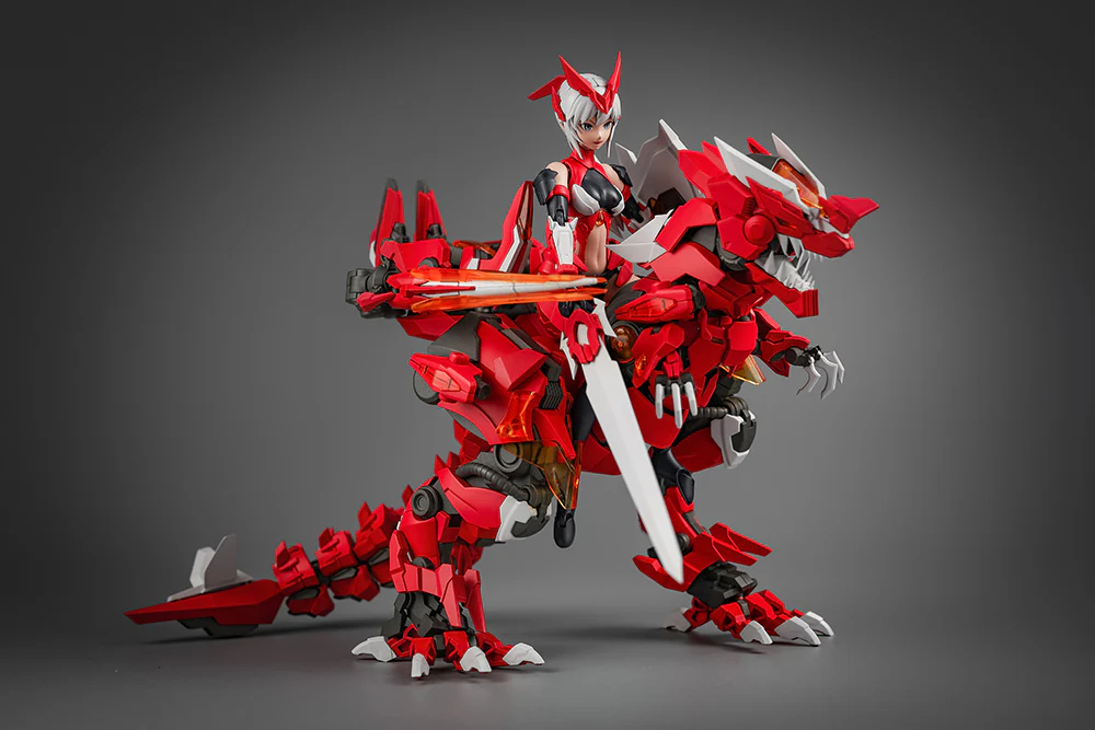 [Pre-order] Original Character - Longji-01 Yutyrannus & Huoying Plastic Model Kit X-PLAY - Image 2