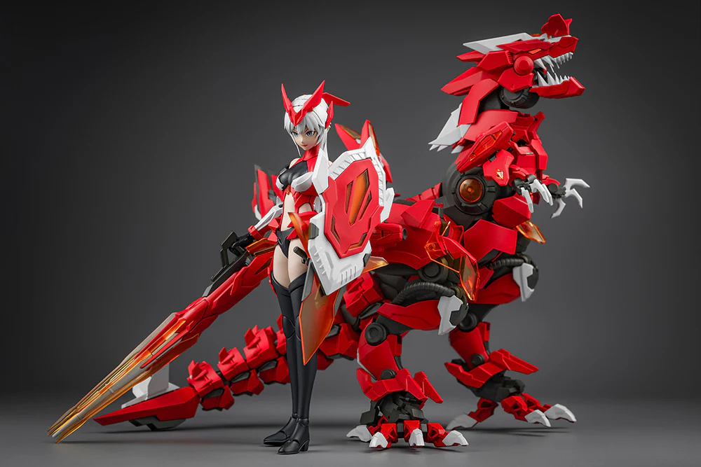 [Pre-order] Original Character - Longji-01 Yutyrannus & Huoying Plastic Model Kit X-PLAY - Image 5